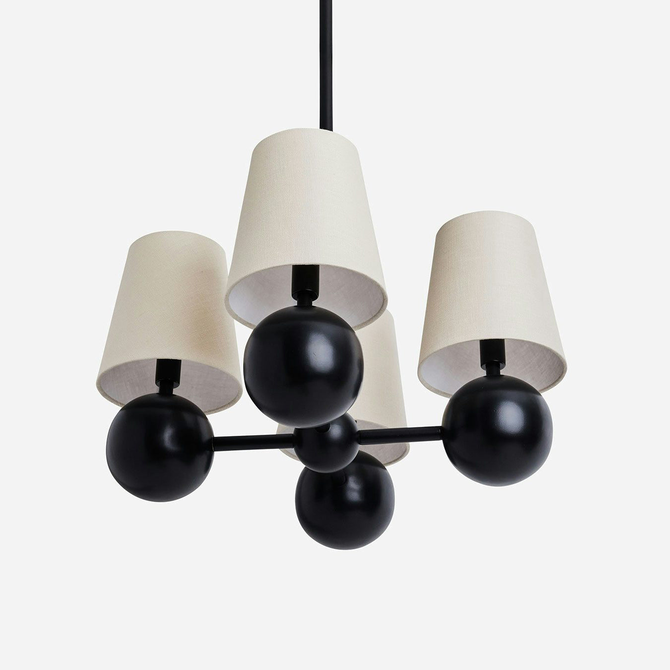 Aevuvyj Premium Elegance Brass Fabric Metal Chandelier - Letslighting