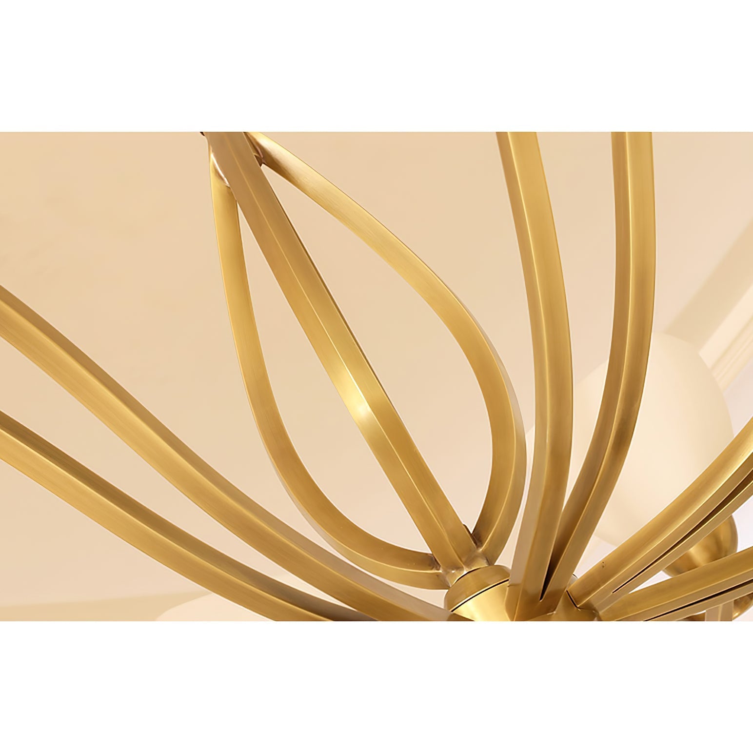 Dvaluvyj Postmoderner Luxus Messing-Glas-Kronleuchter-Letslighting
