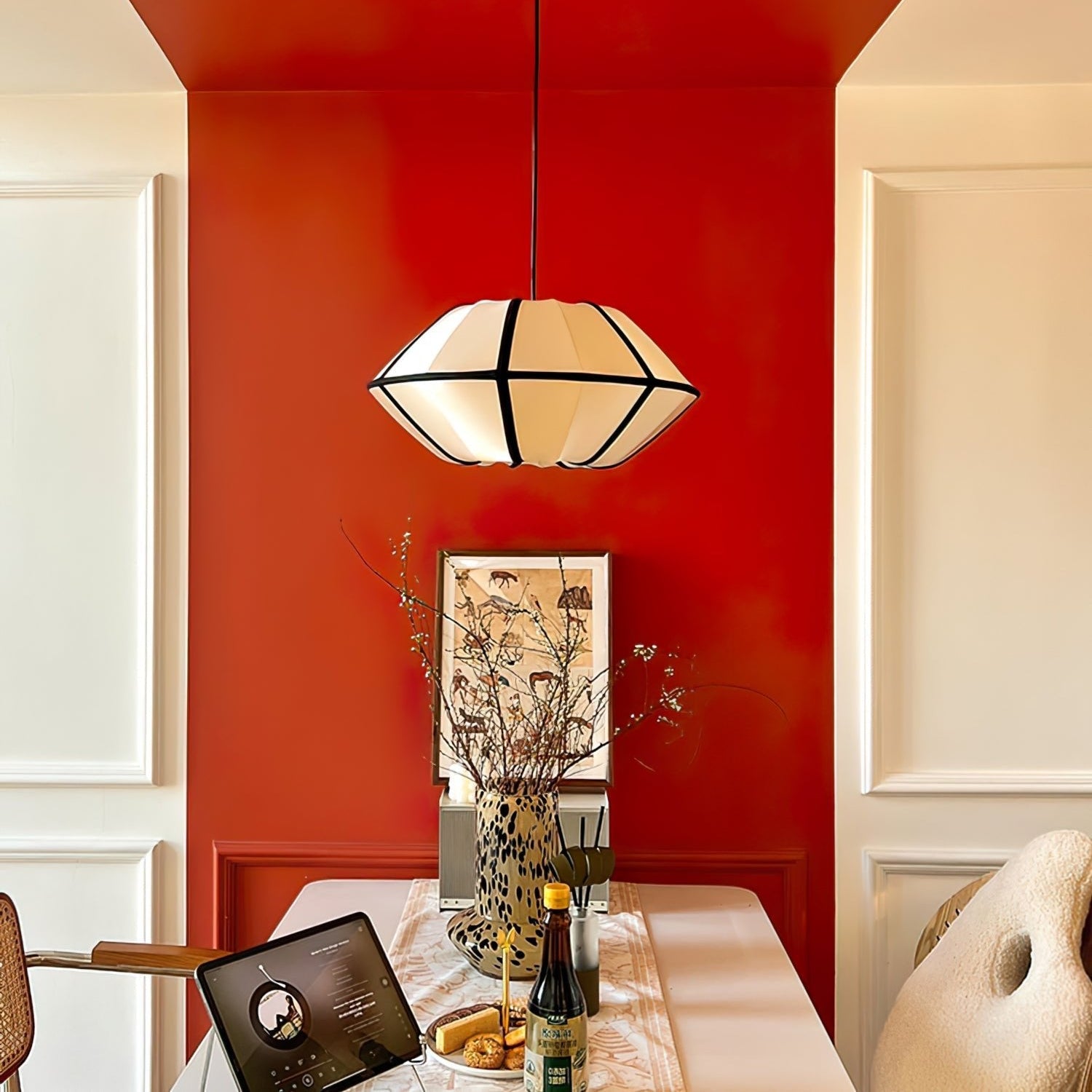 Daphne Modern Stoff Pendelleuchte Lampe-Letslighting