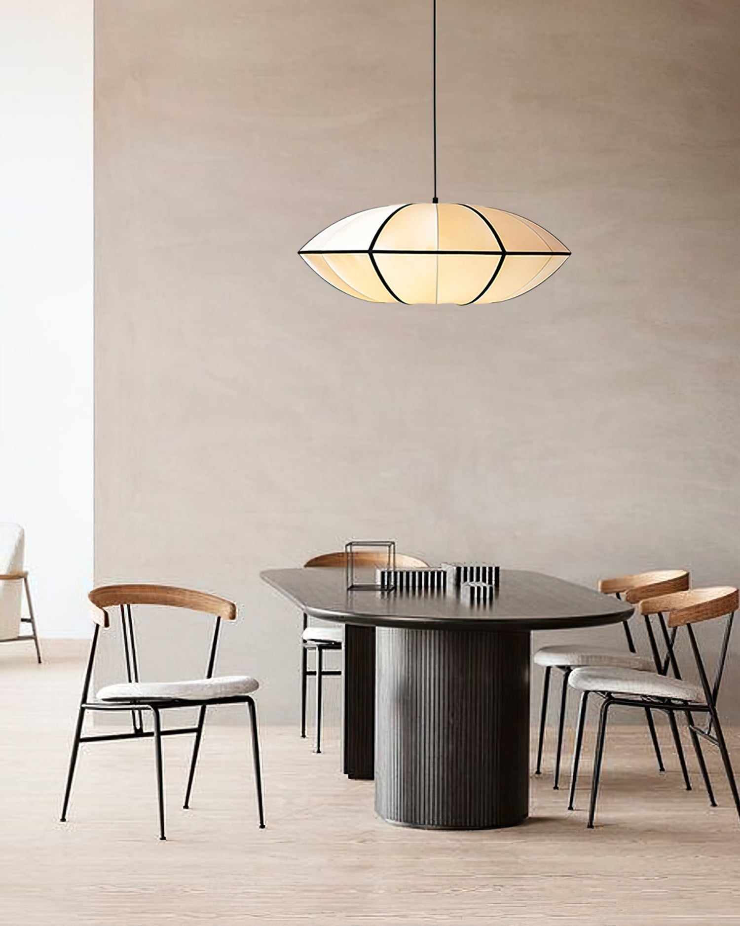 Daphne Modern Stoff Pendelleuchte Lampe-Letslighting