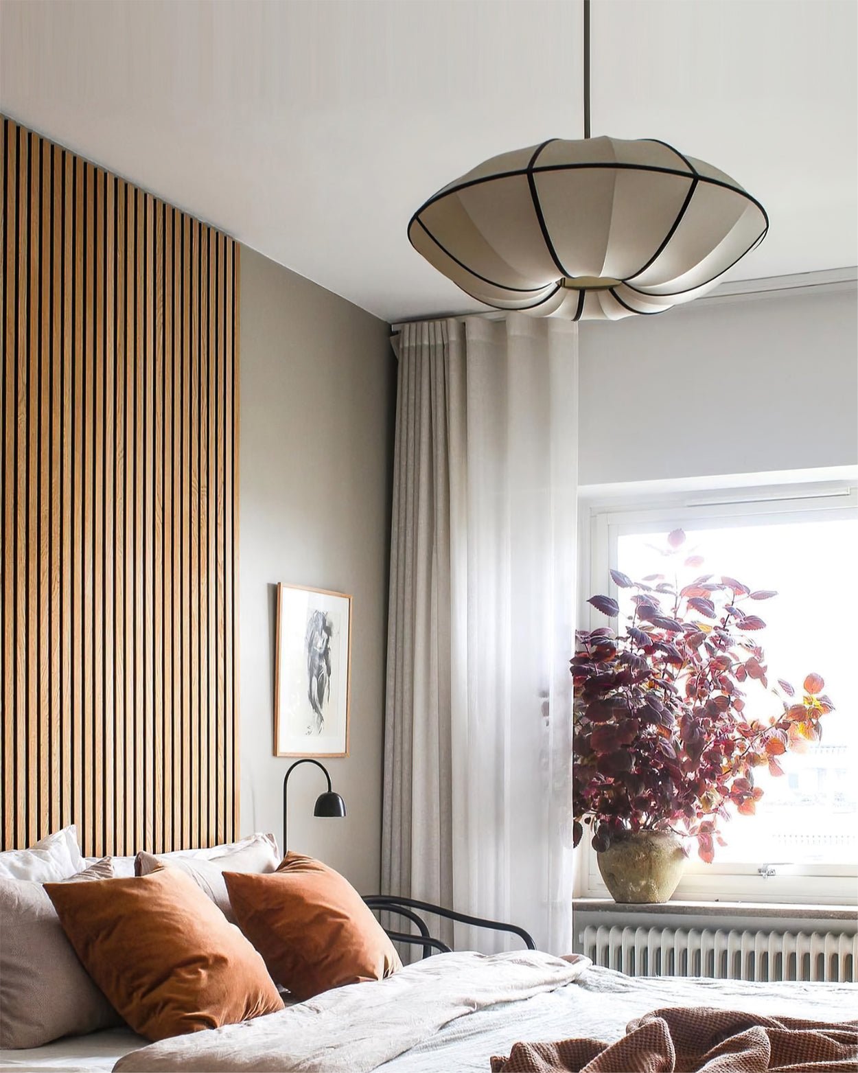 Daphne Modern Stoff Pendelleuchte Lampe-Letslighting