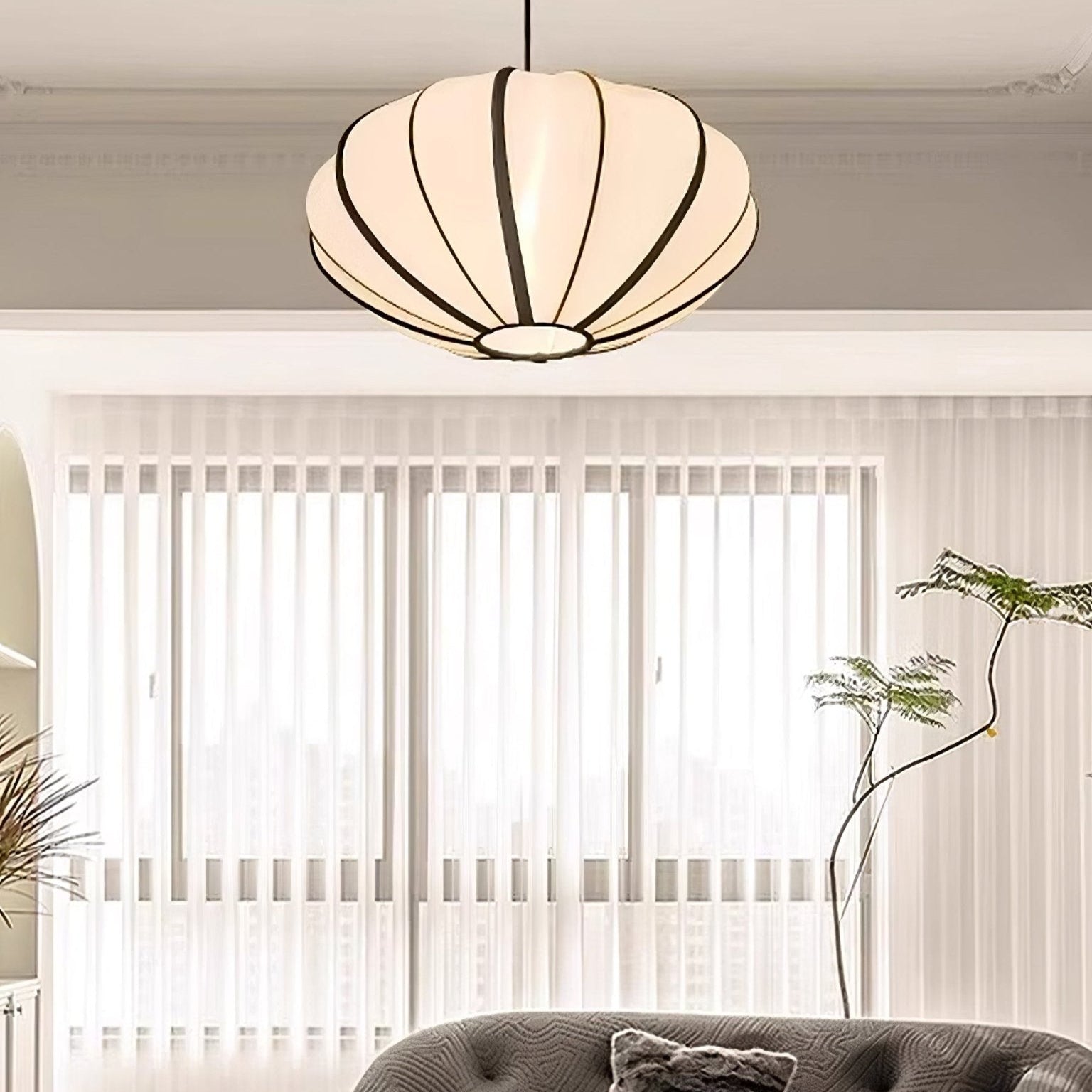 Daphne Modern Stoff Pendelleuchte Lampe-Letslighting