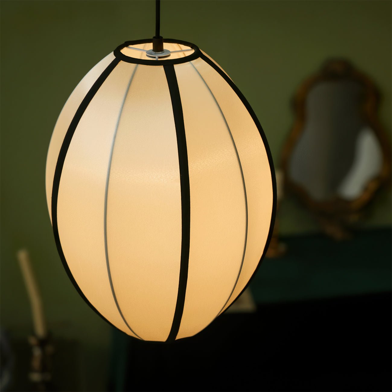 Daphne Modern Stoff Pendelleuchte Lampe-Letslighting