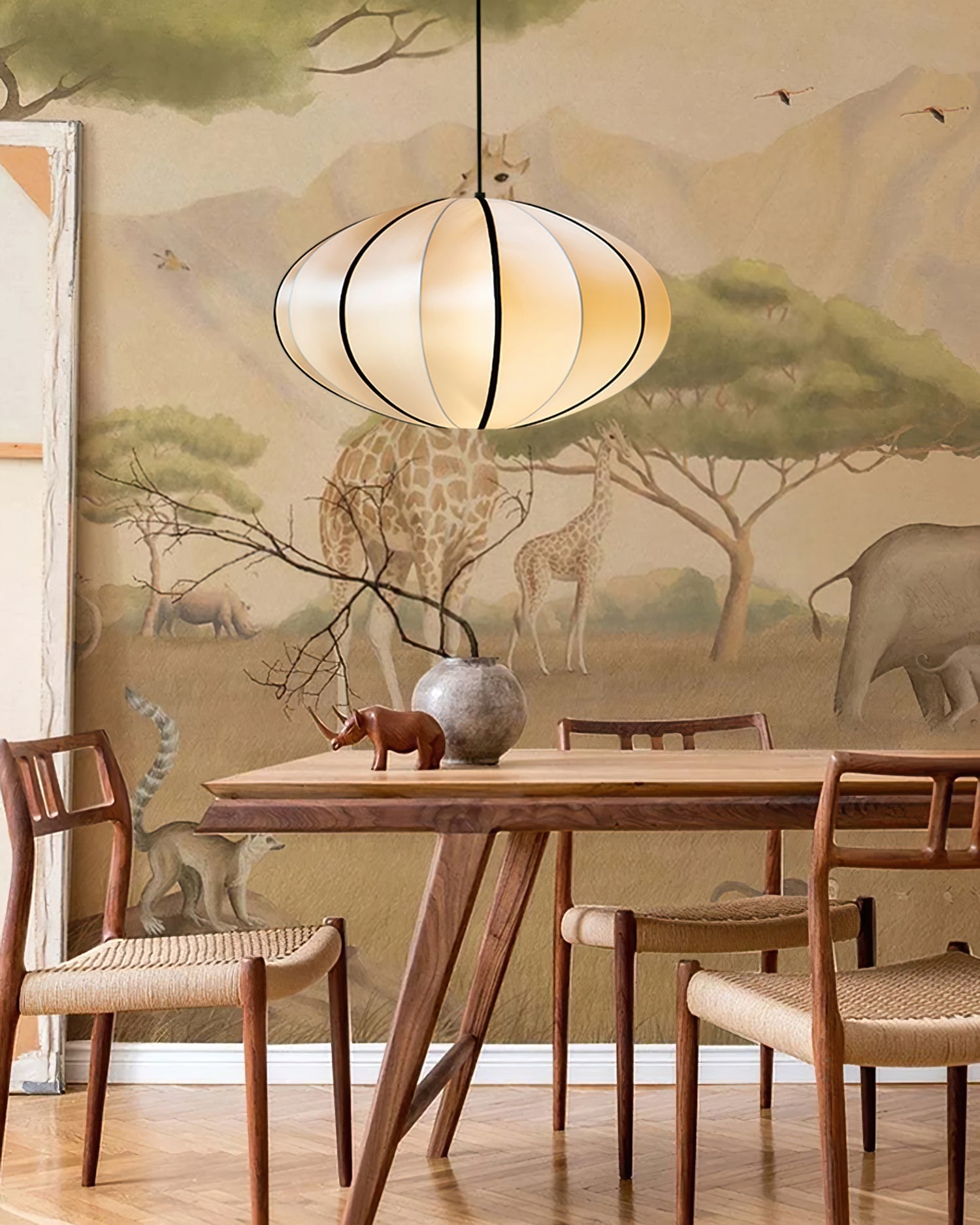Daphne Modern Stoff Pendelleuchte Lampe-Letslighting