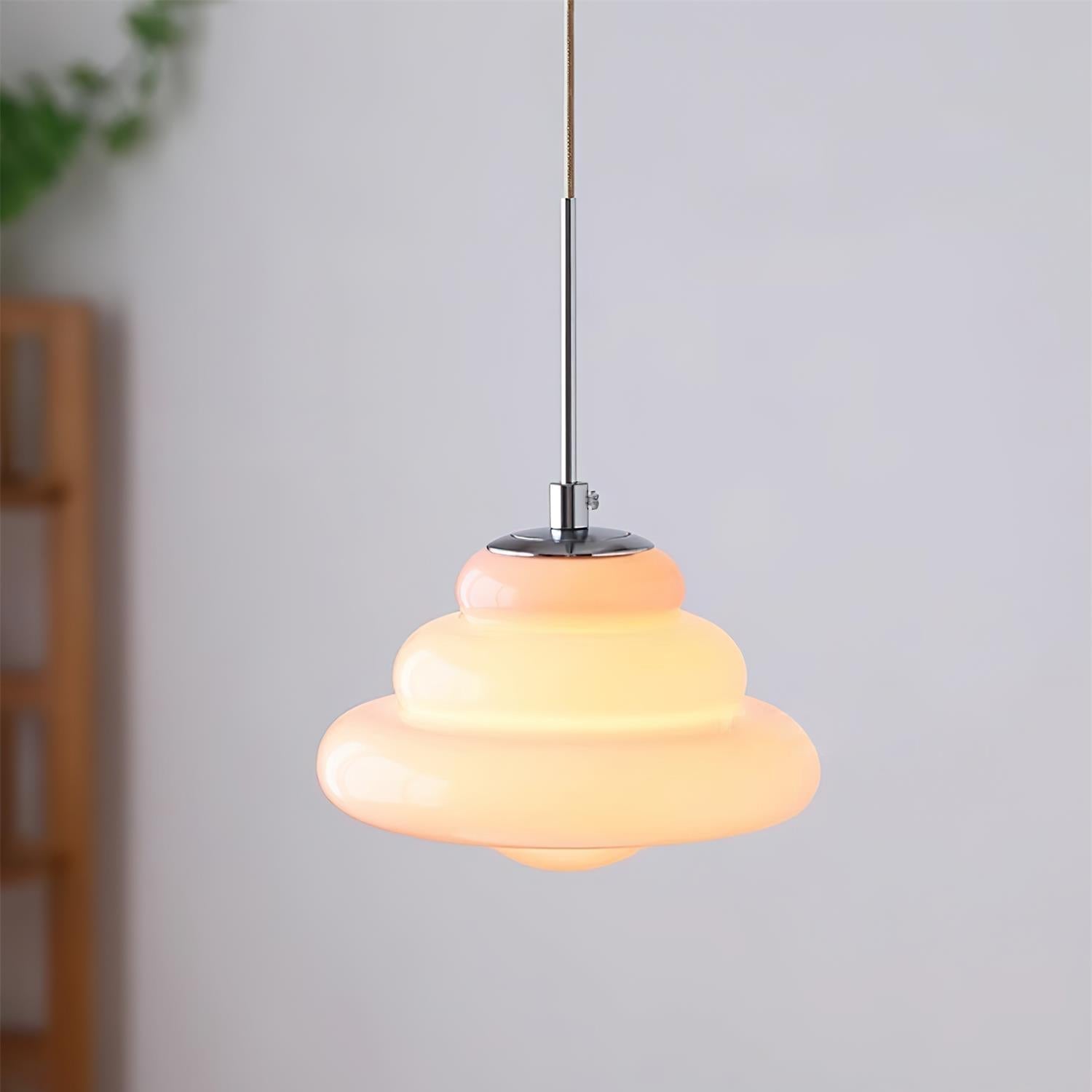 Vortex Moderne Pendelleuchte aus Metall und Glas-Letslighting