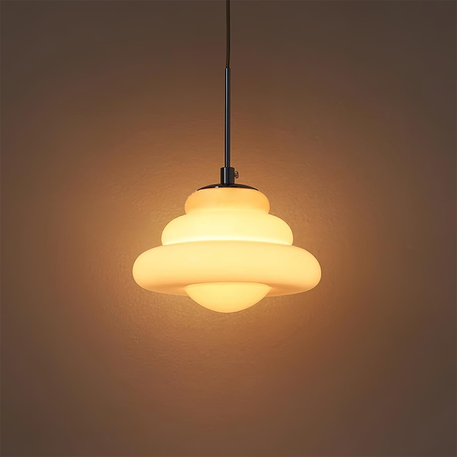 Vortex Moderne Pendelleuchte aus Metall und Glas-Letslighting