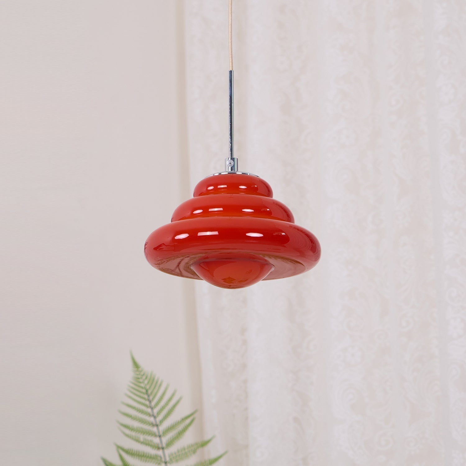 Vortex Moderne Pendelleuchte aus Metall und Glas-Letslighting