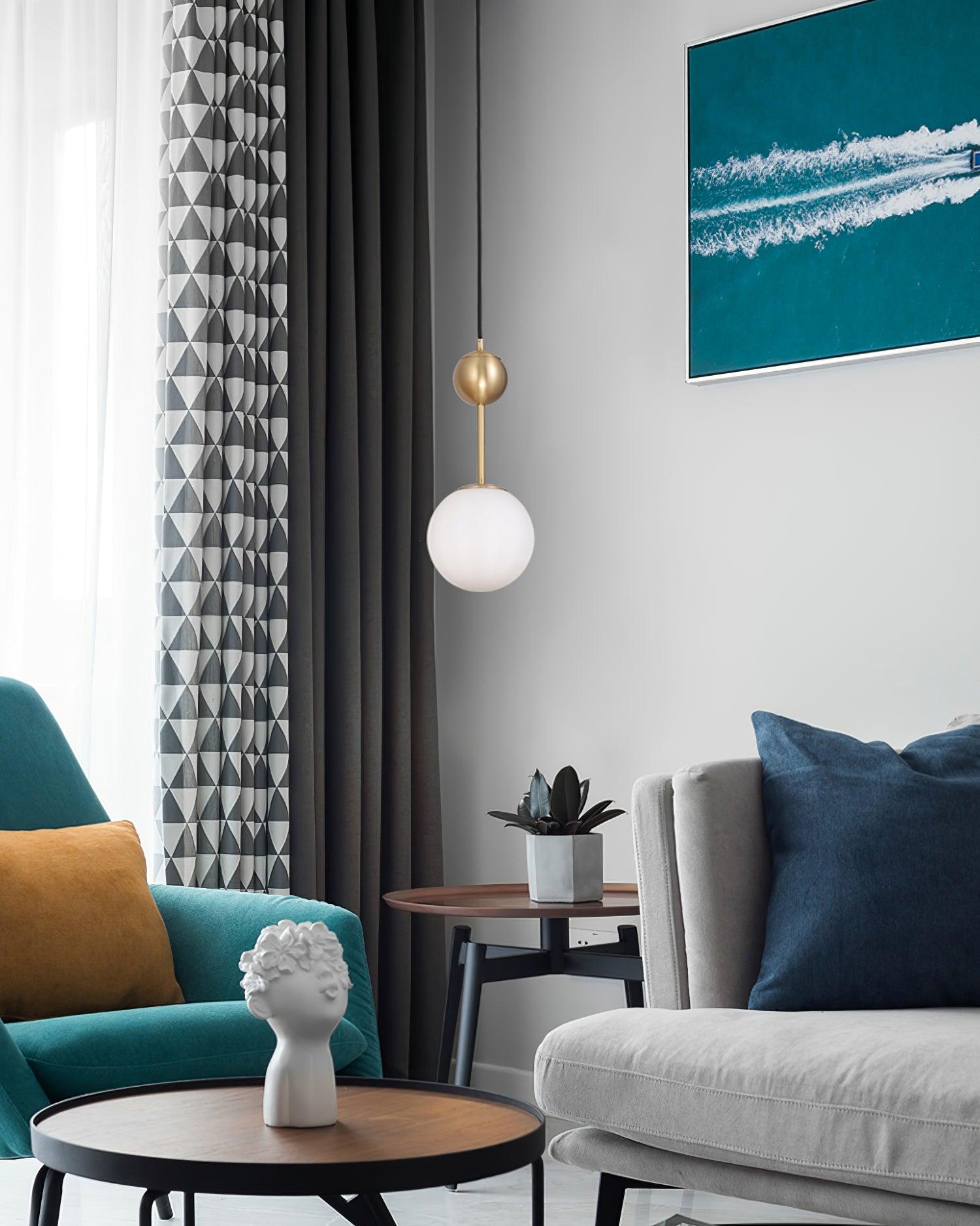 Aviaran Messing & Glas Klassische Pendelleuchte-Letslighting