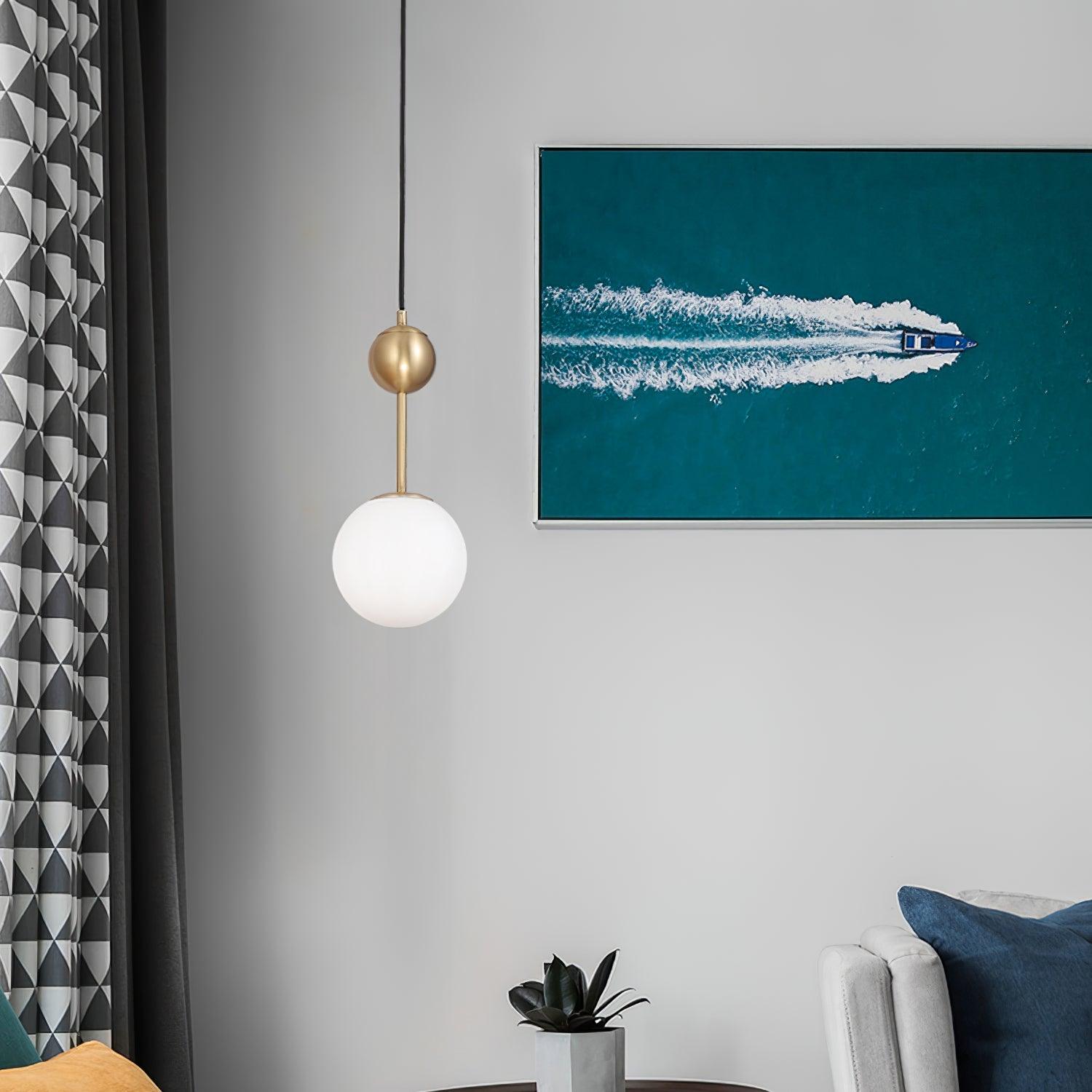 Aviaran Messing & Glas Klassische Pendelleuchte-Letslighting