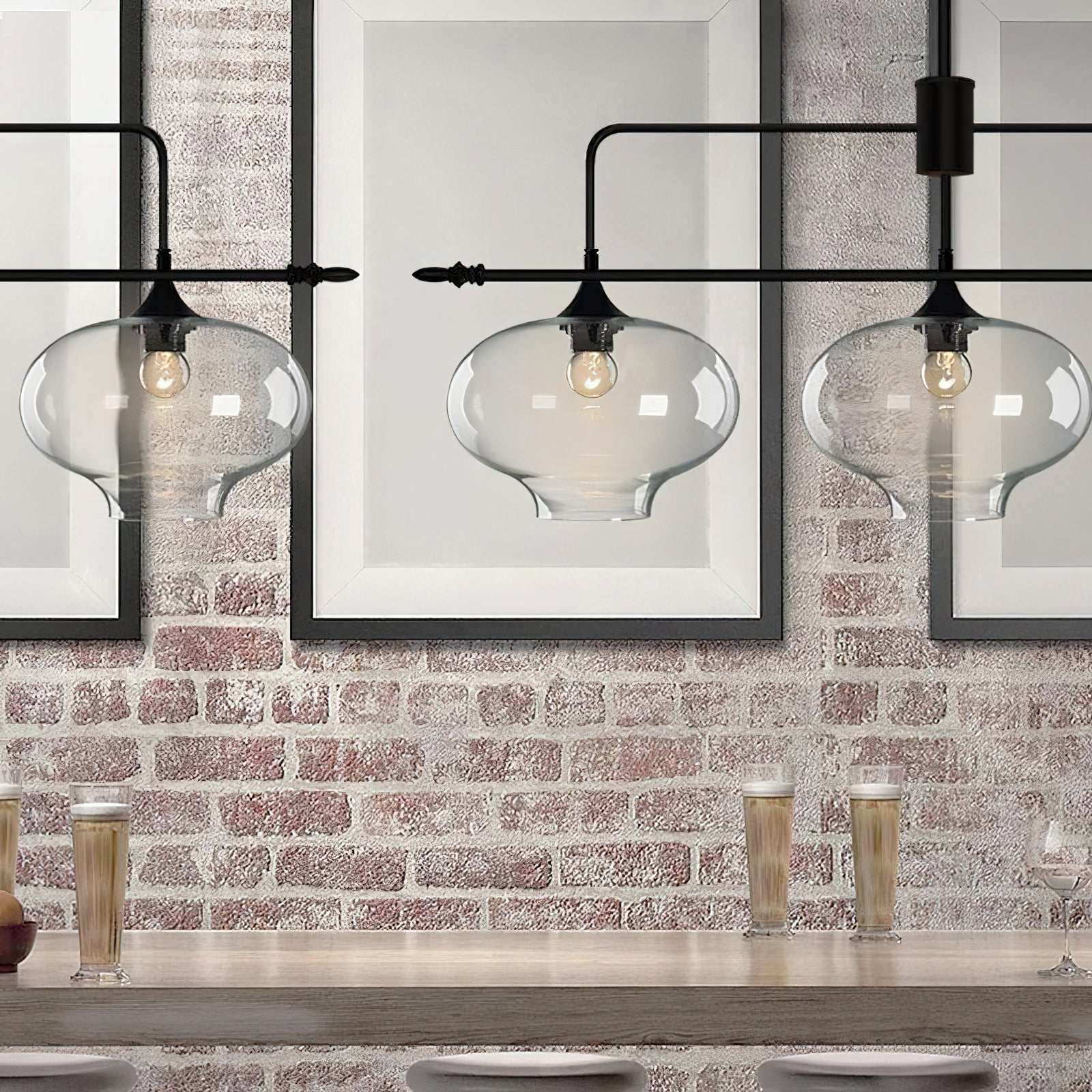 Himinuvyj Pendelleuchte Glas Modern Minimalistisch-Letslighting