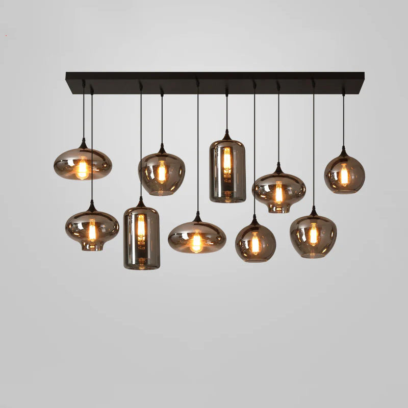 Bottle Glass Pendant Light - Blowlighting