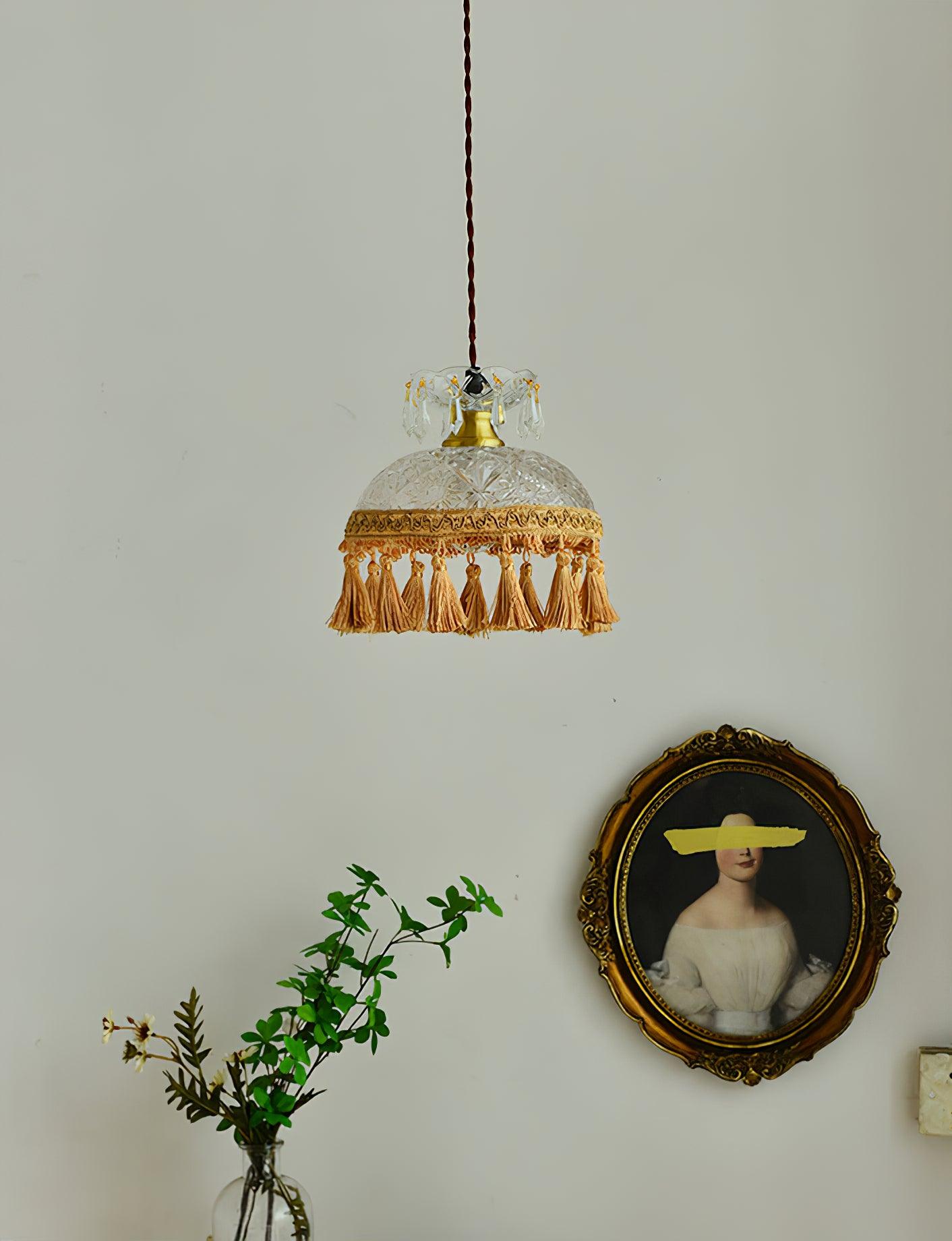 Bowl Tassel Pendant Light - Blowlighting