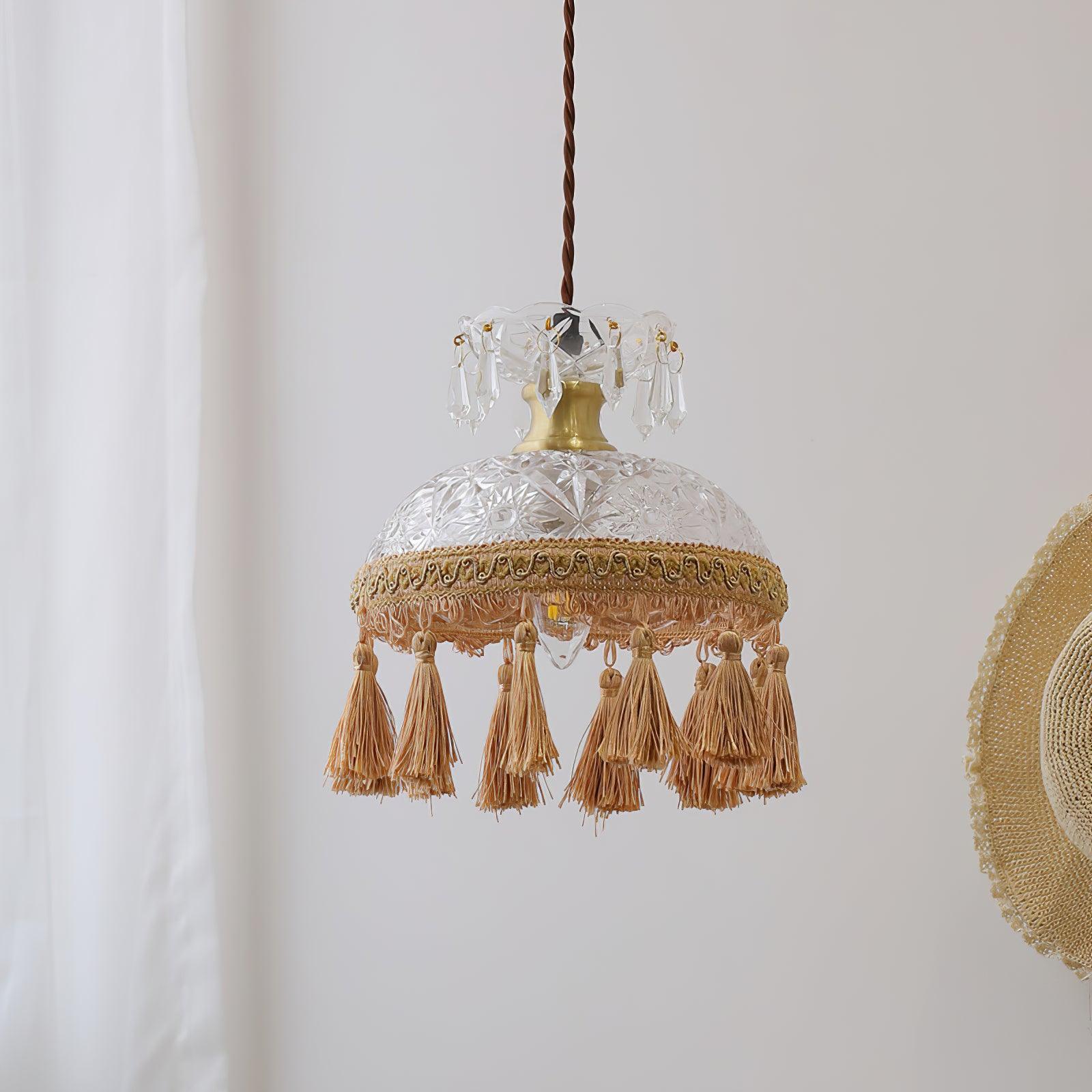 Bowl Tassel Pendant Light - Blowlighting