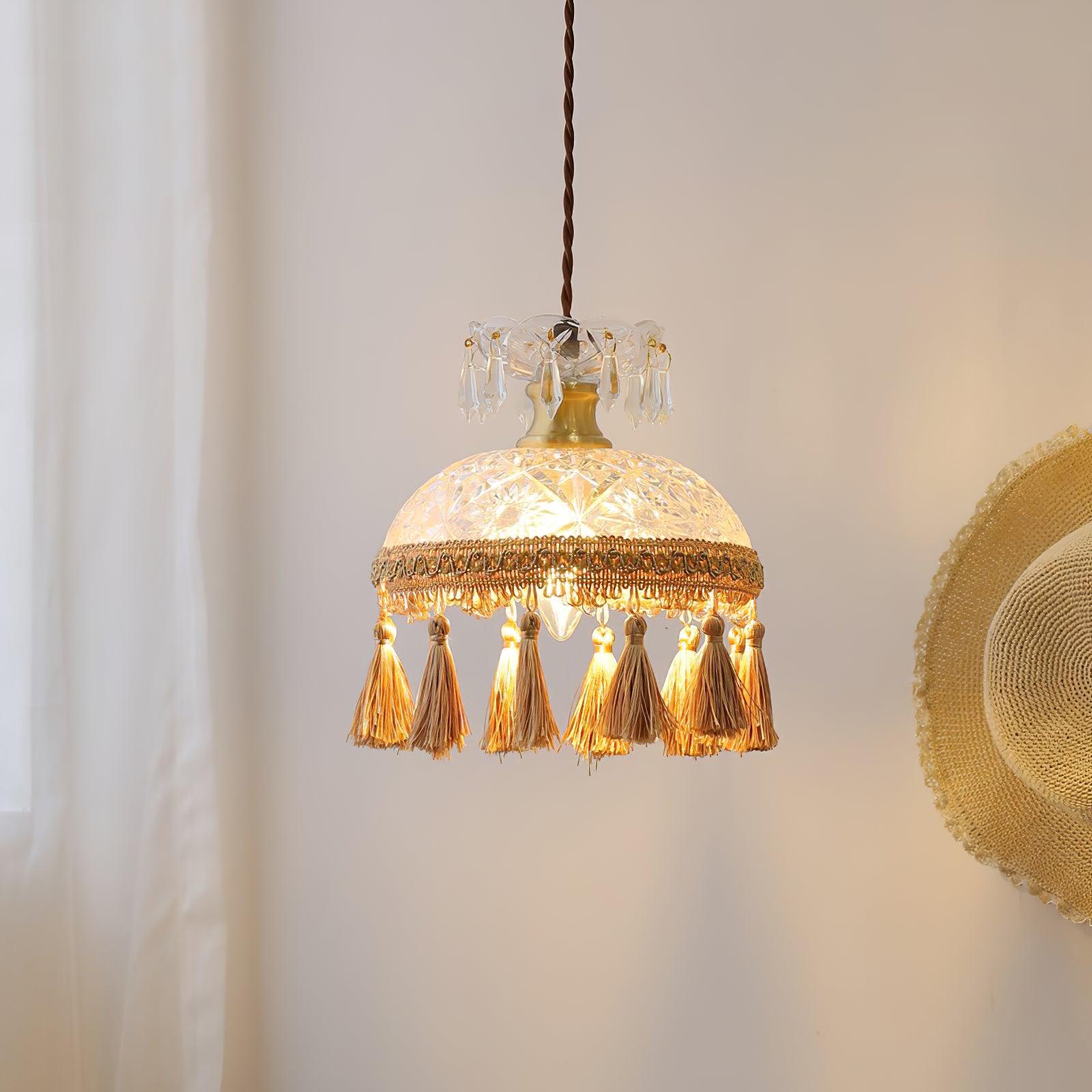 Bowl Tassel Pendant Light - Blowlighting