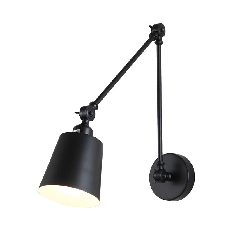 Silva Modern Wandleuchte, Metall, Kuppel, Schwarz/Weiß, Wohnzimmer