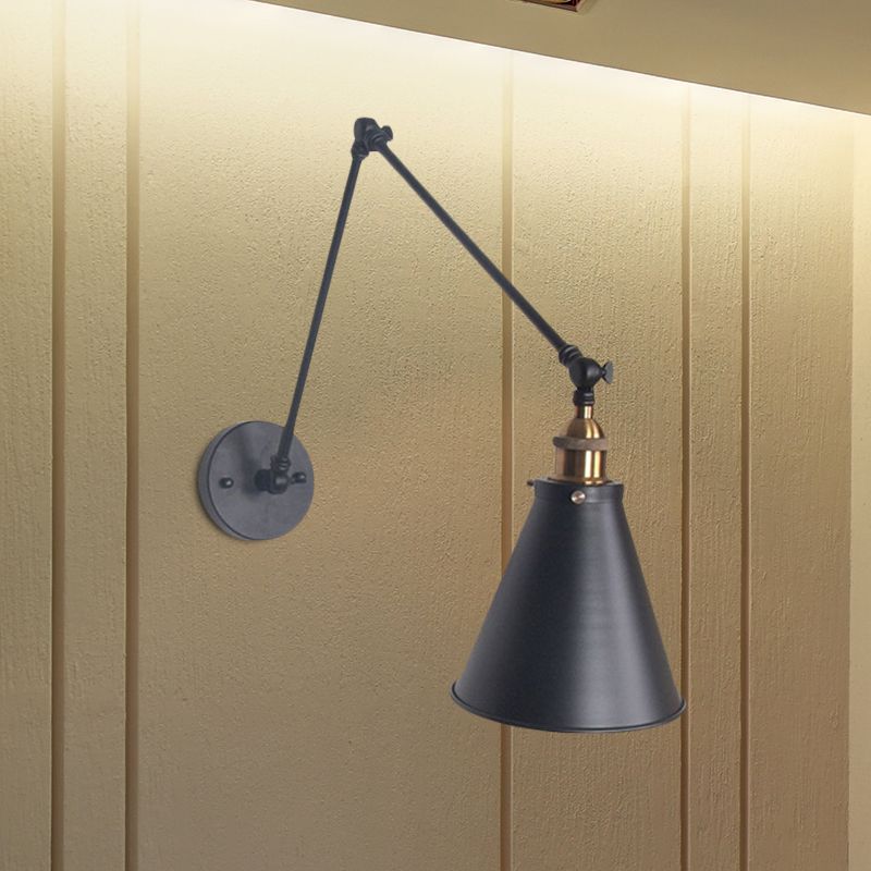 Silva Modern Wandleuchte Verstellbar, 2 Farben, Wohnzimmer, Metall