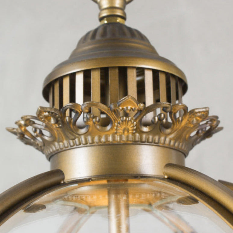 Edward Retro Pendelleuchte aus Glas