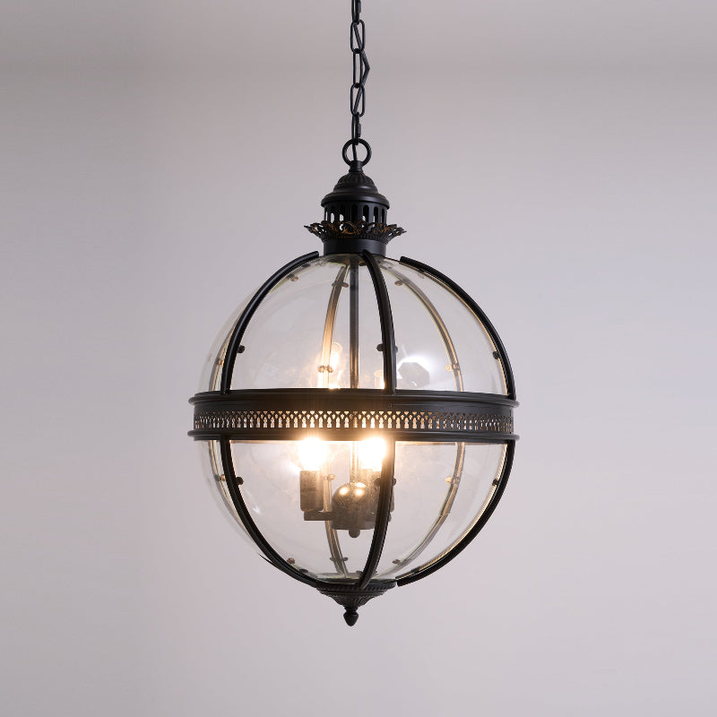 Edward Retro Pendelleuchte aus Glas