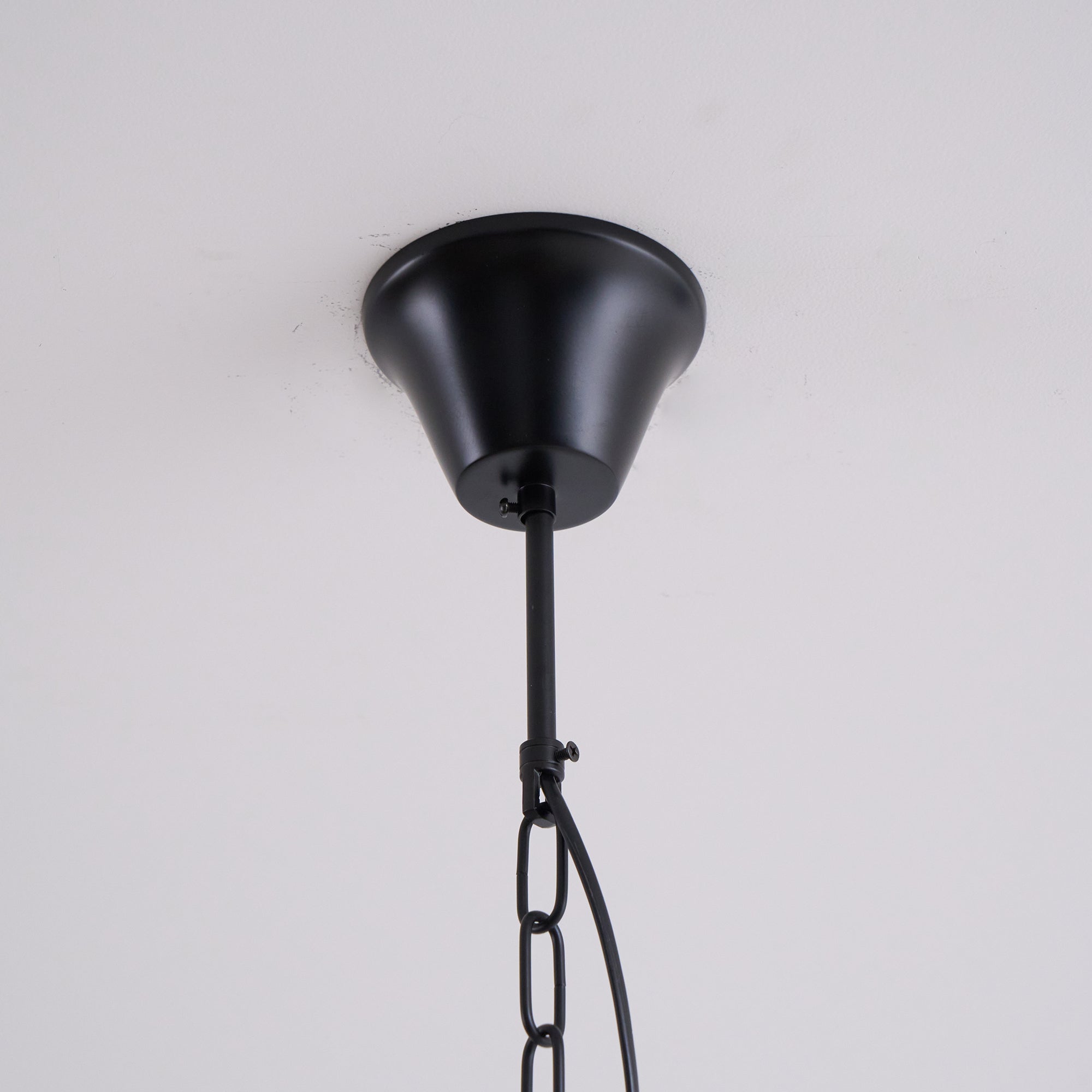 Edward Retro Pendelleuchte aus Glas