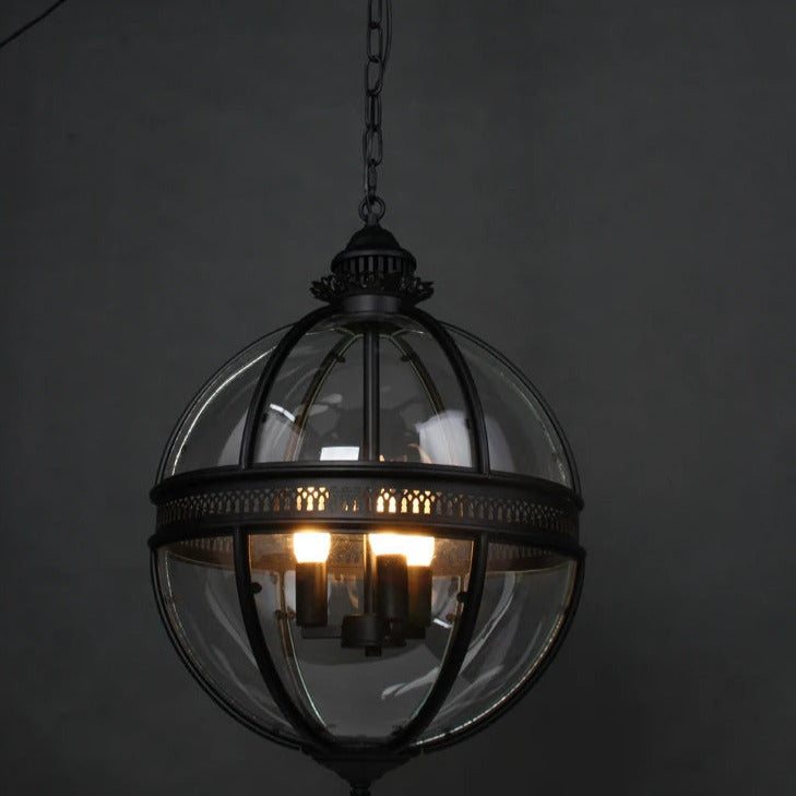 Edward Retro Pendelleuchte aus Glas