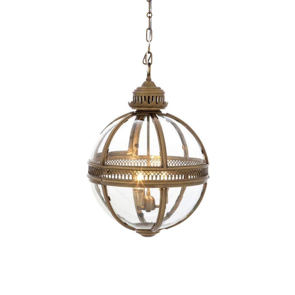 Svelte Vintage Industrial Glas Pendelleuchte-Letslighting