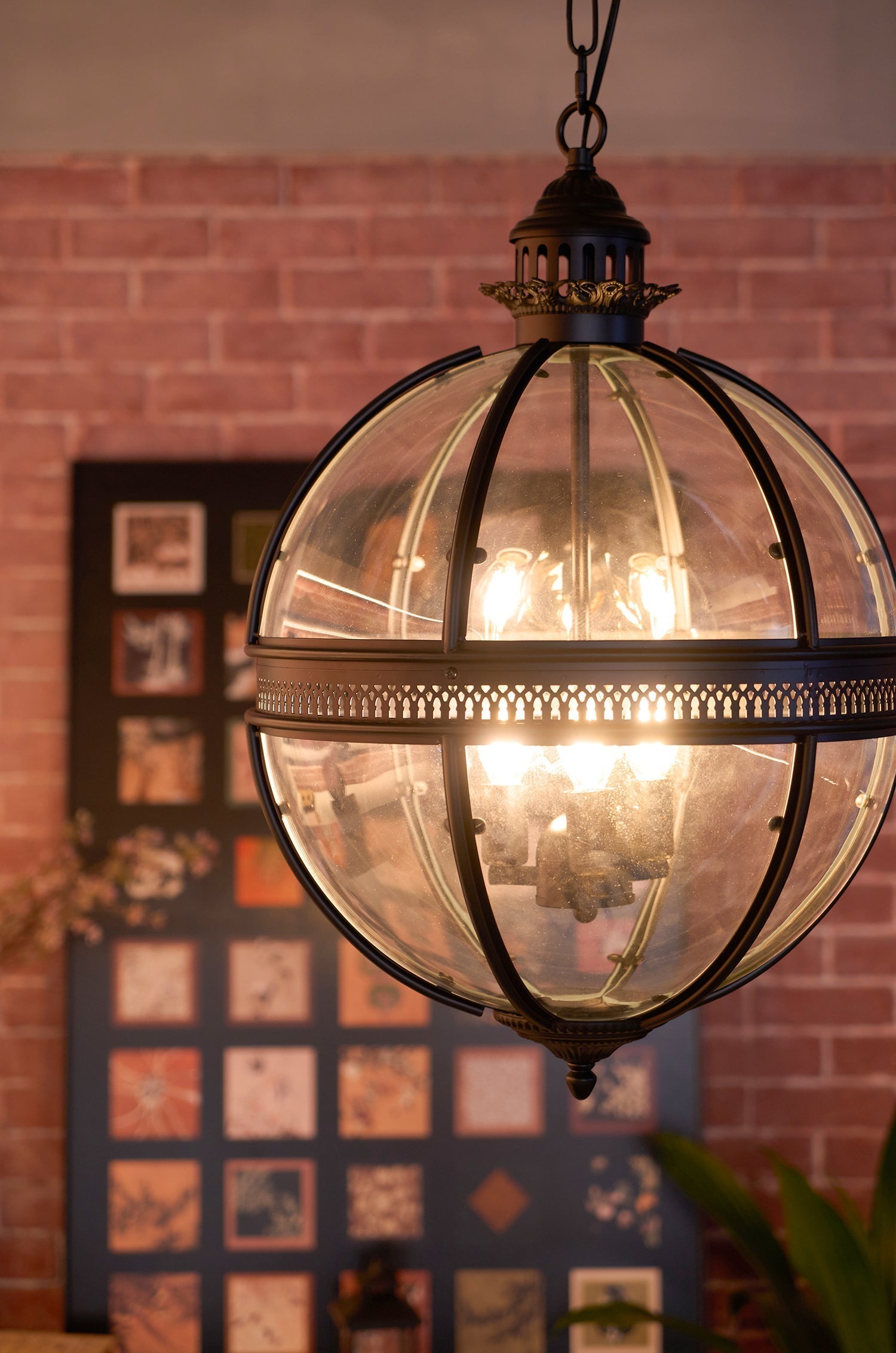 Svelte Vintage Industrial Glas Pendelleuchte-Letslighting
