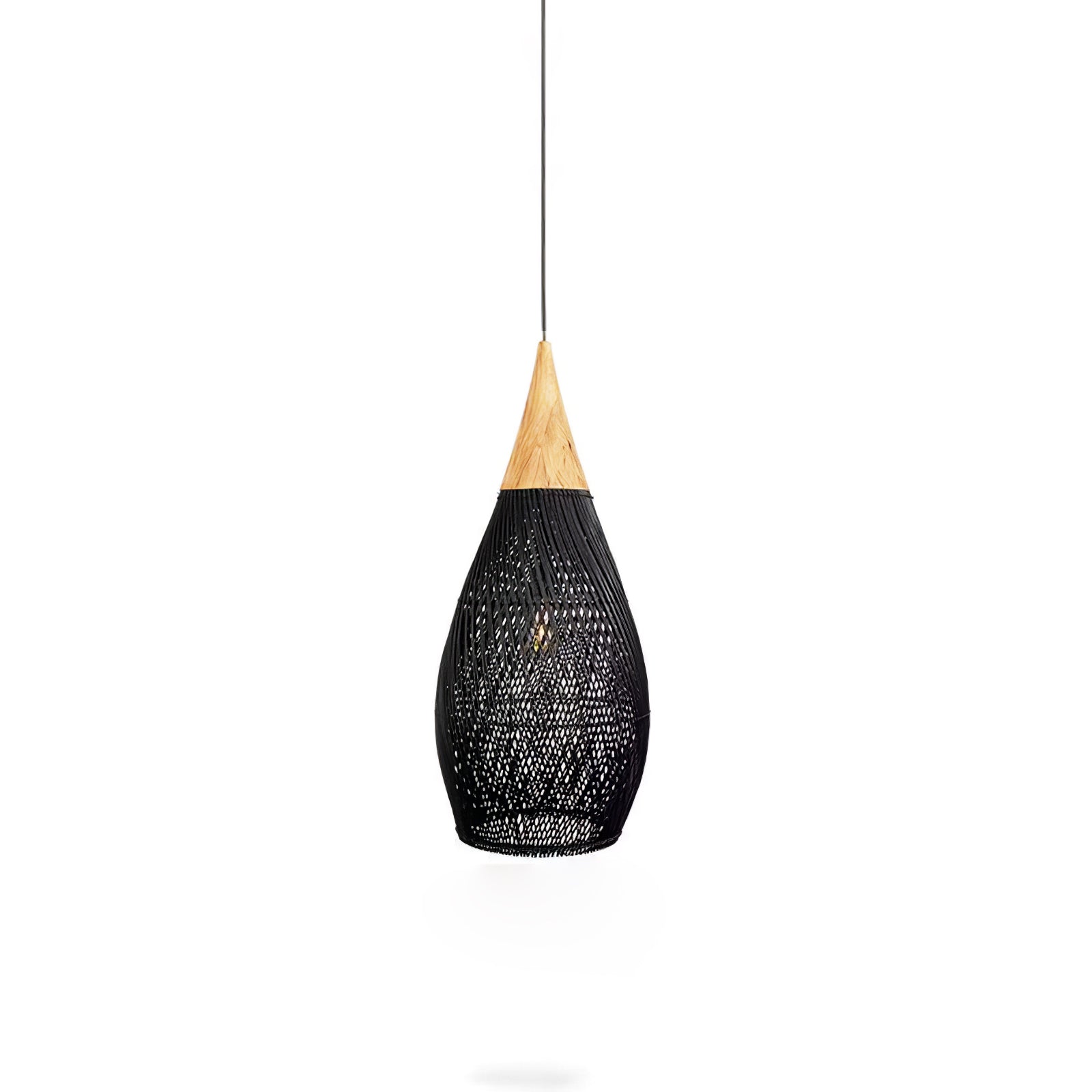 Solavn Rattanholz Pendelleuchte-Letslighting