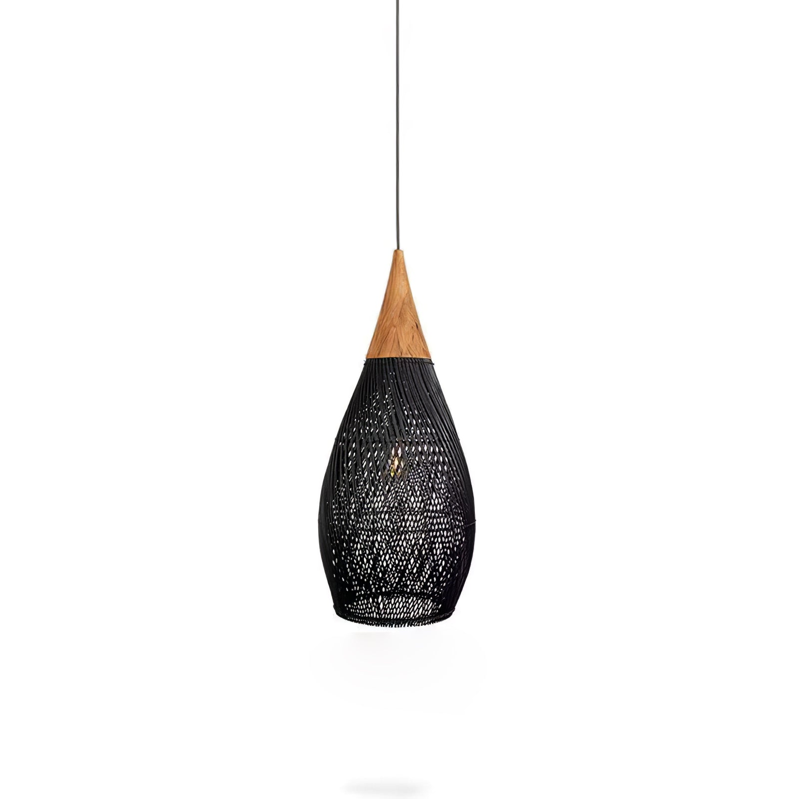 Solavn Rattanholz Pendelleuchte-Letslighting
