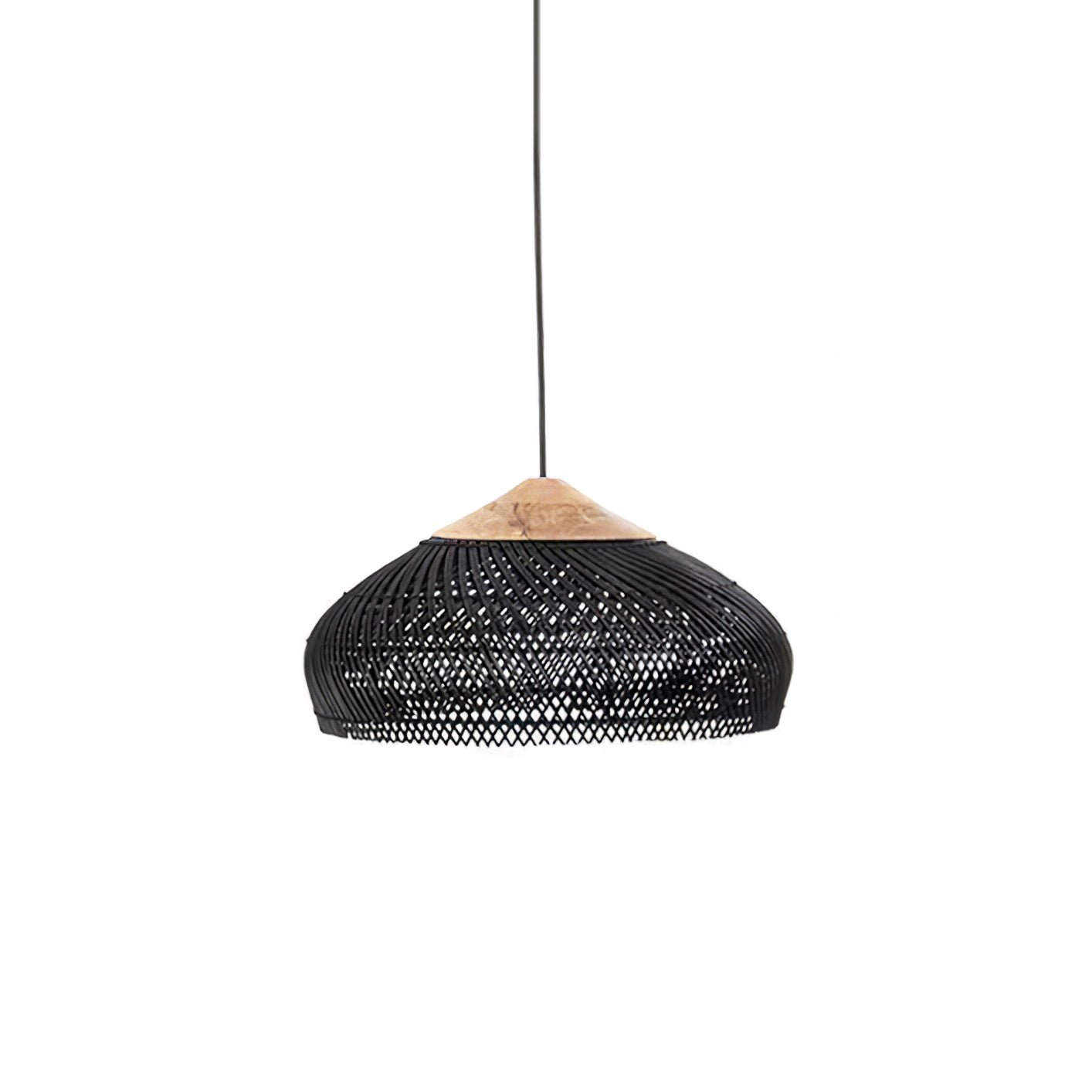Solavn Rattanholz Pendelleuchte-Letslighting