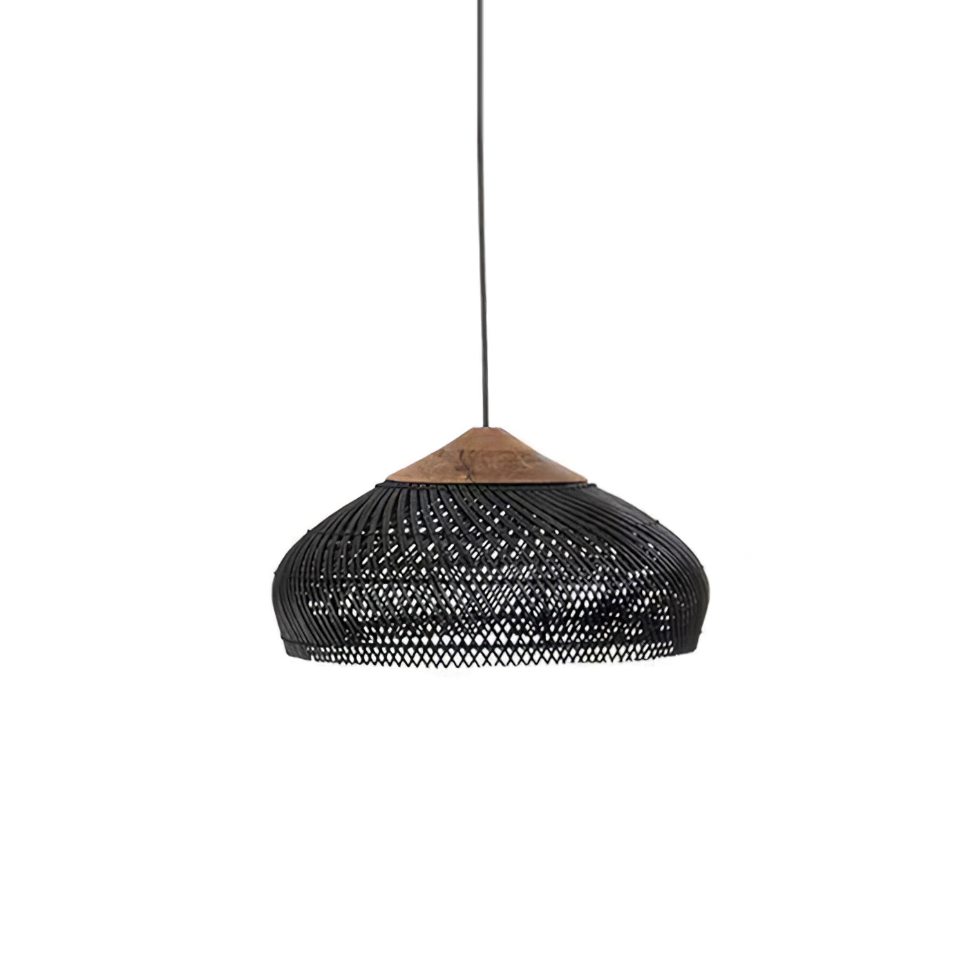 Solavn Rattanholz Pendelleuchte-Letslighting