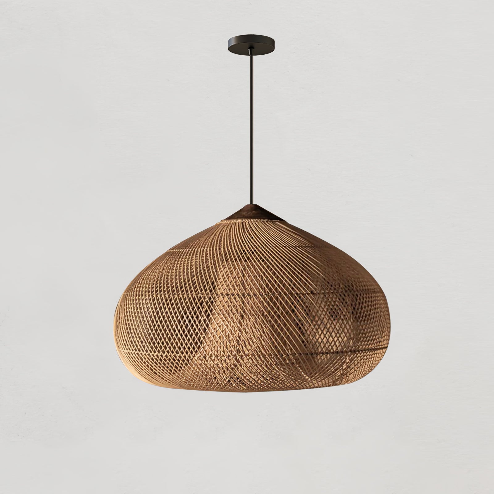 Solavn Rattanholz Pendelleuchte-Letslighting