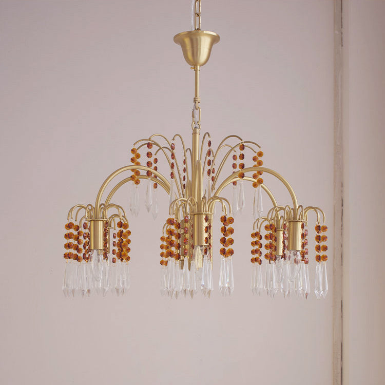 Voyant Premium Luxury Candle Crystal Chandelier - Letslighting