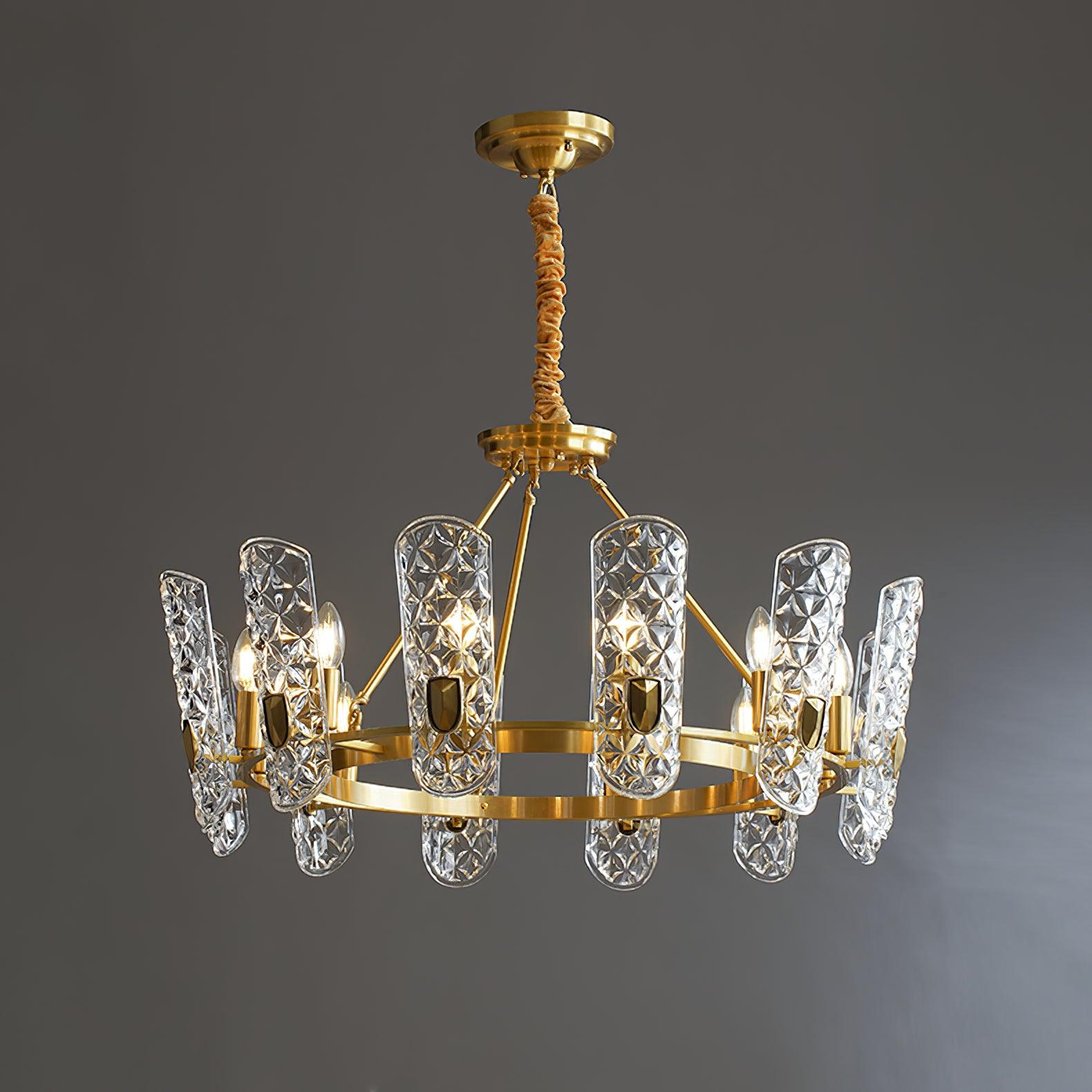 Celeste Eleganter Messing-Zentralkronleuchter-Letslighting