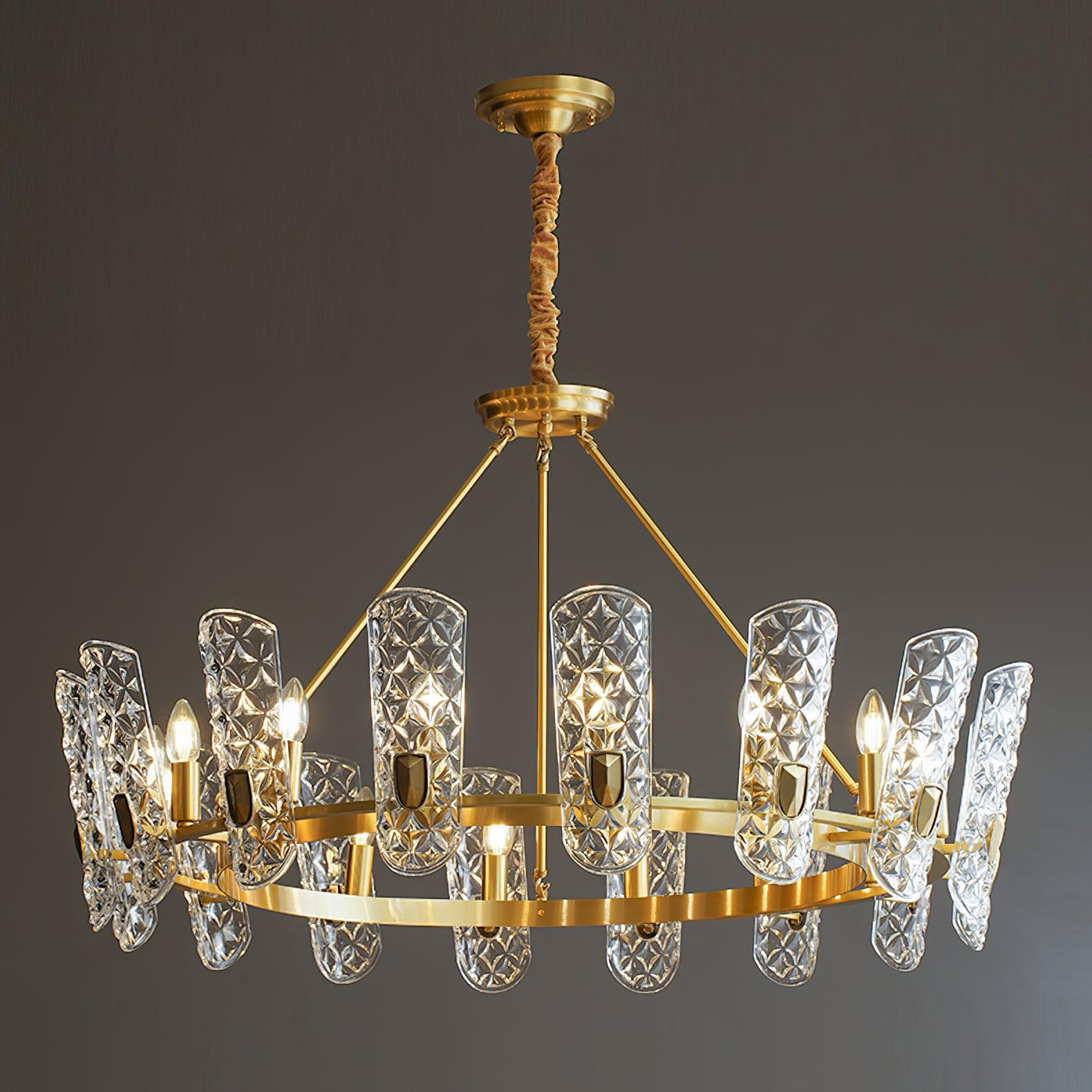 Celeste Eleganter Messing-Zentralkronleuchter-Letslighting