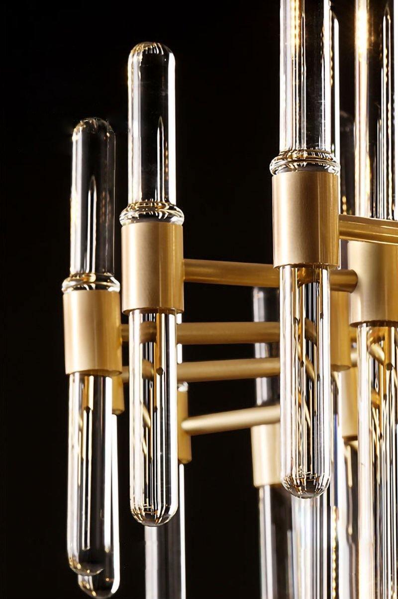 Solara Kronleuchter Antik Messing Sternenexplosion-Letslighting
