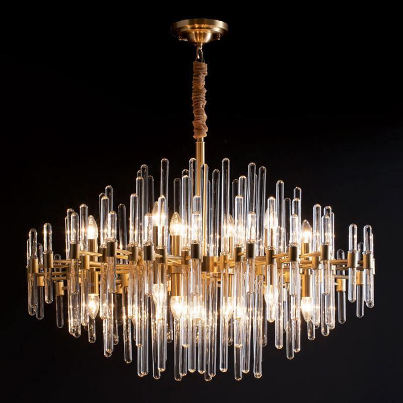 Solara Kronleuchter Antik Messing Sternenexplosion-Letslighting