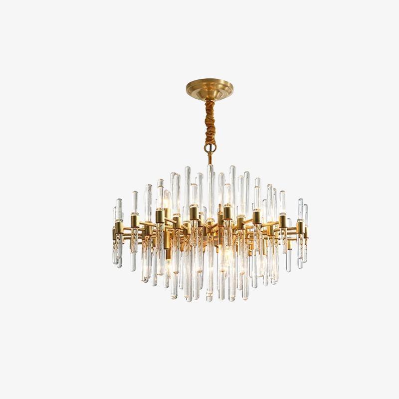 Solara Kronleuchter Antik Messing Sternenexplosion-Letslighting
