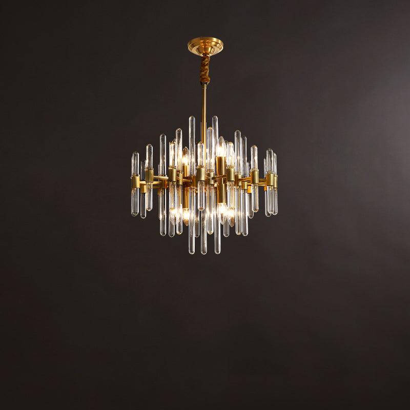 Solara Kronleuchter Antik Messing Sternenexplosion-Letslighting
