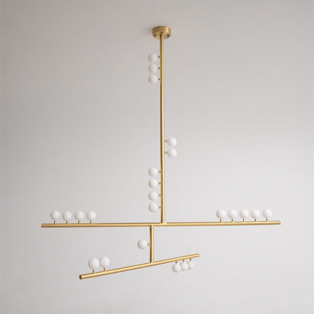 Orbis Drop System Antiker Glas-Kronleuchter-Letslighting