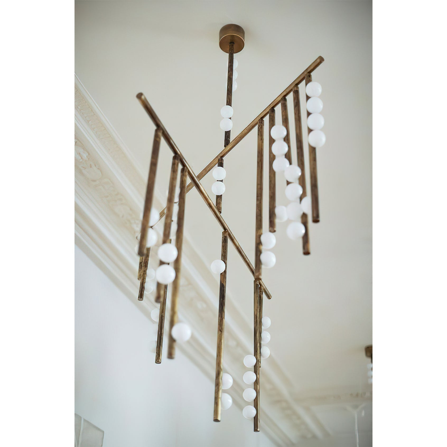 Orbis Drop System Antiker Glas-Kronleuchter-Letslighting