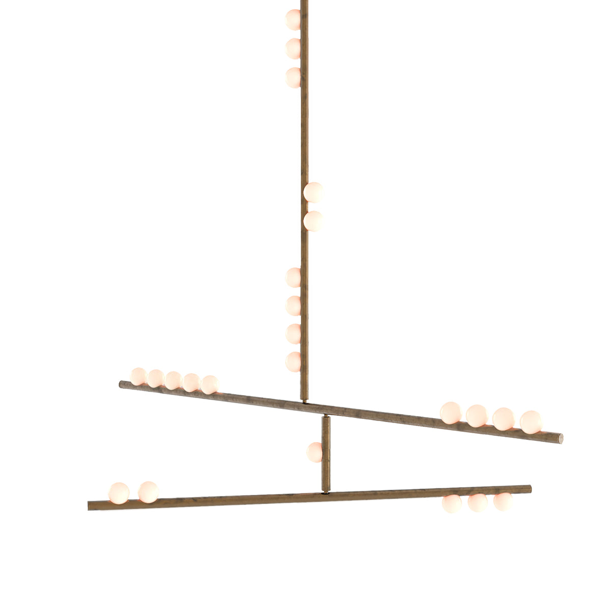Orbis Drop System Antiker Glas-Kronleuchter-Letslighting