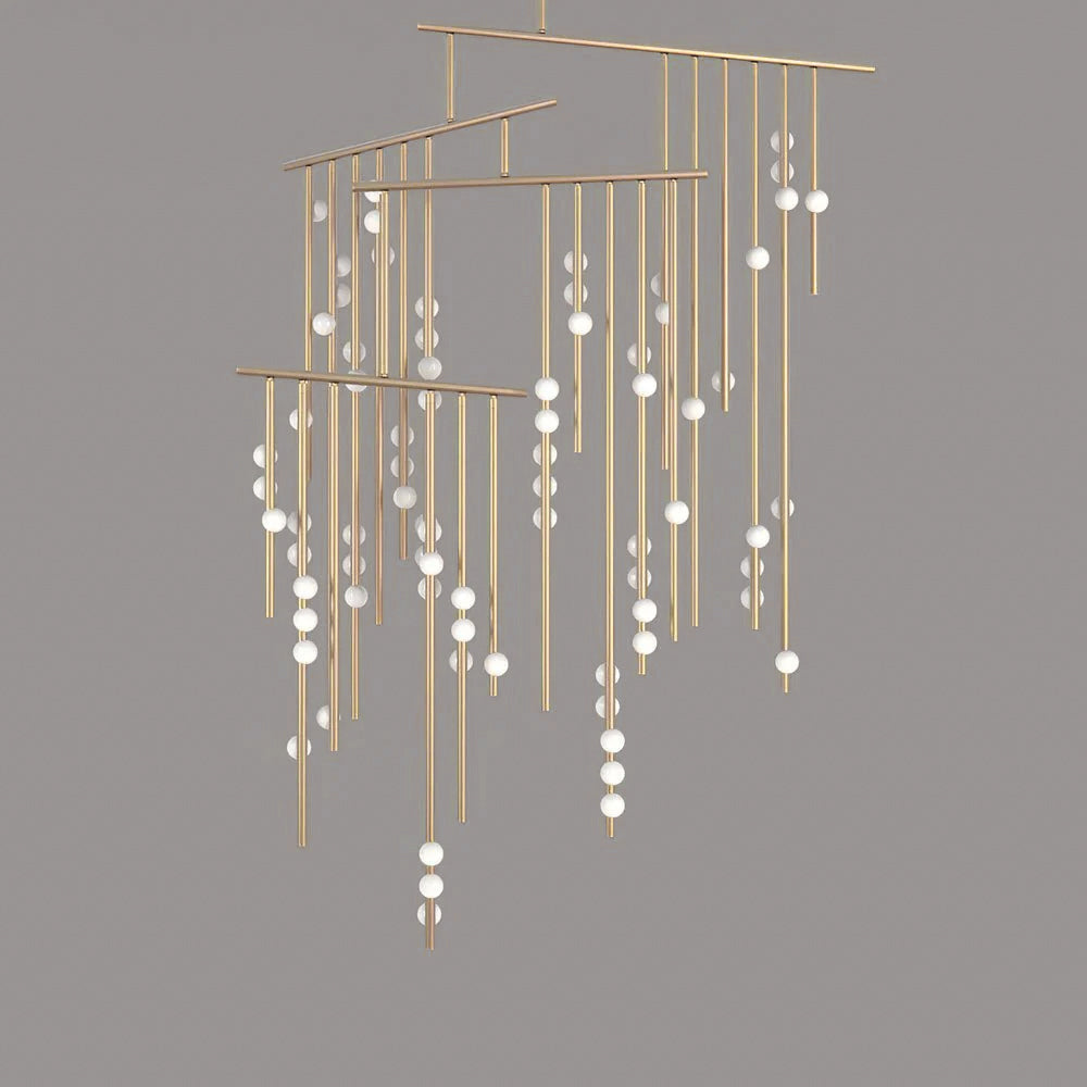 Orbis Drop System Antiker Glas-Kronleuchter-Letslighting