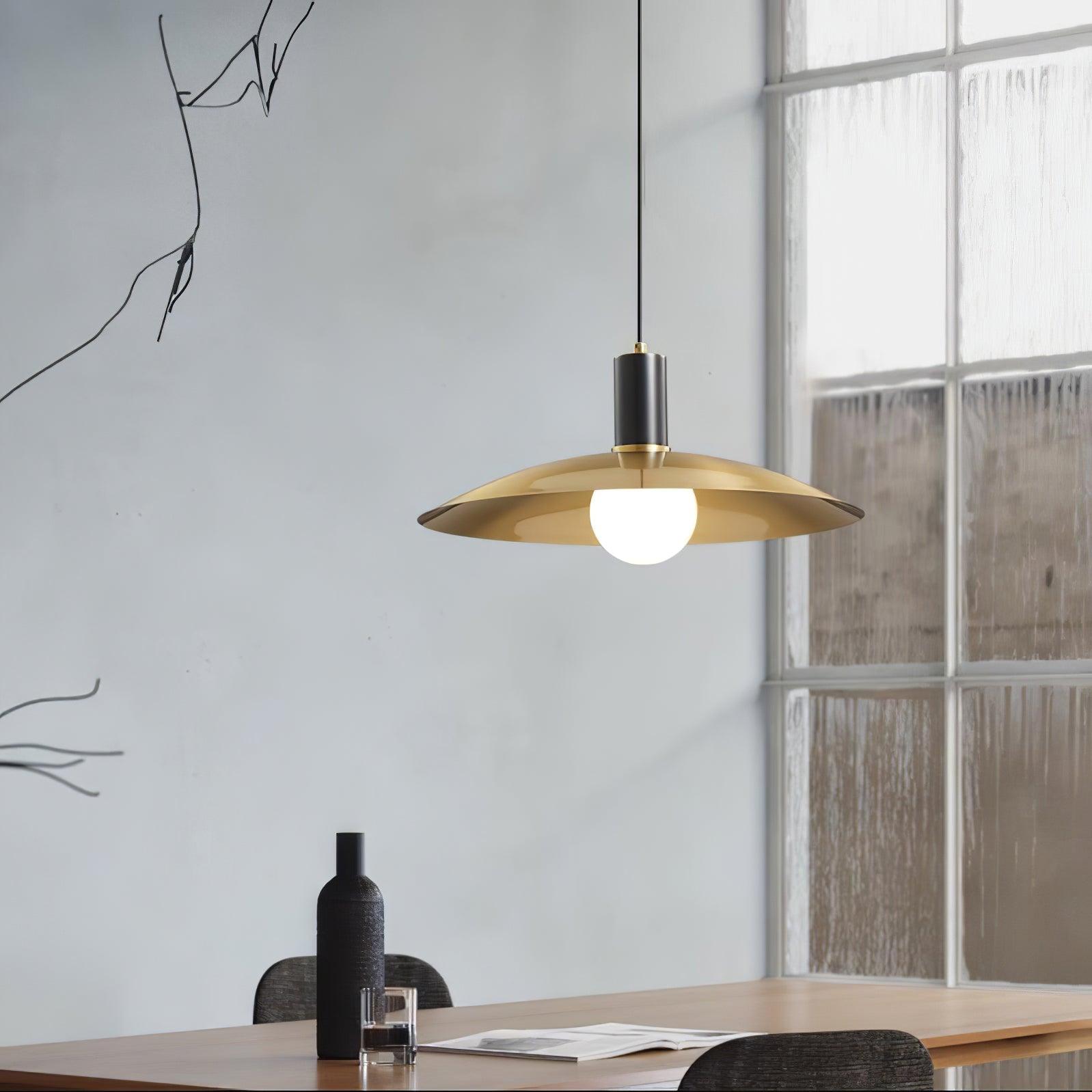 Thalora Messing Glas Klassisch Pendelleuchte-Letslighting
