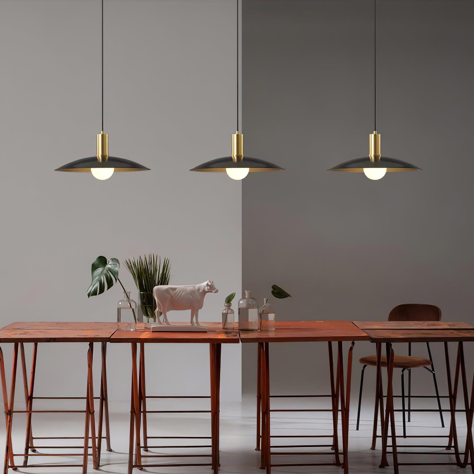 Thalora Messing Glas Klassisch Pendelleuchte-Letslighting