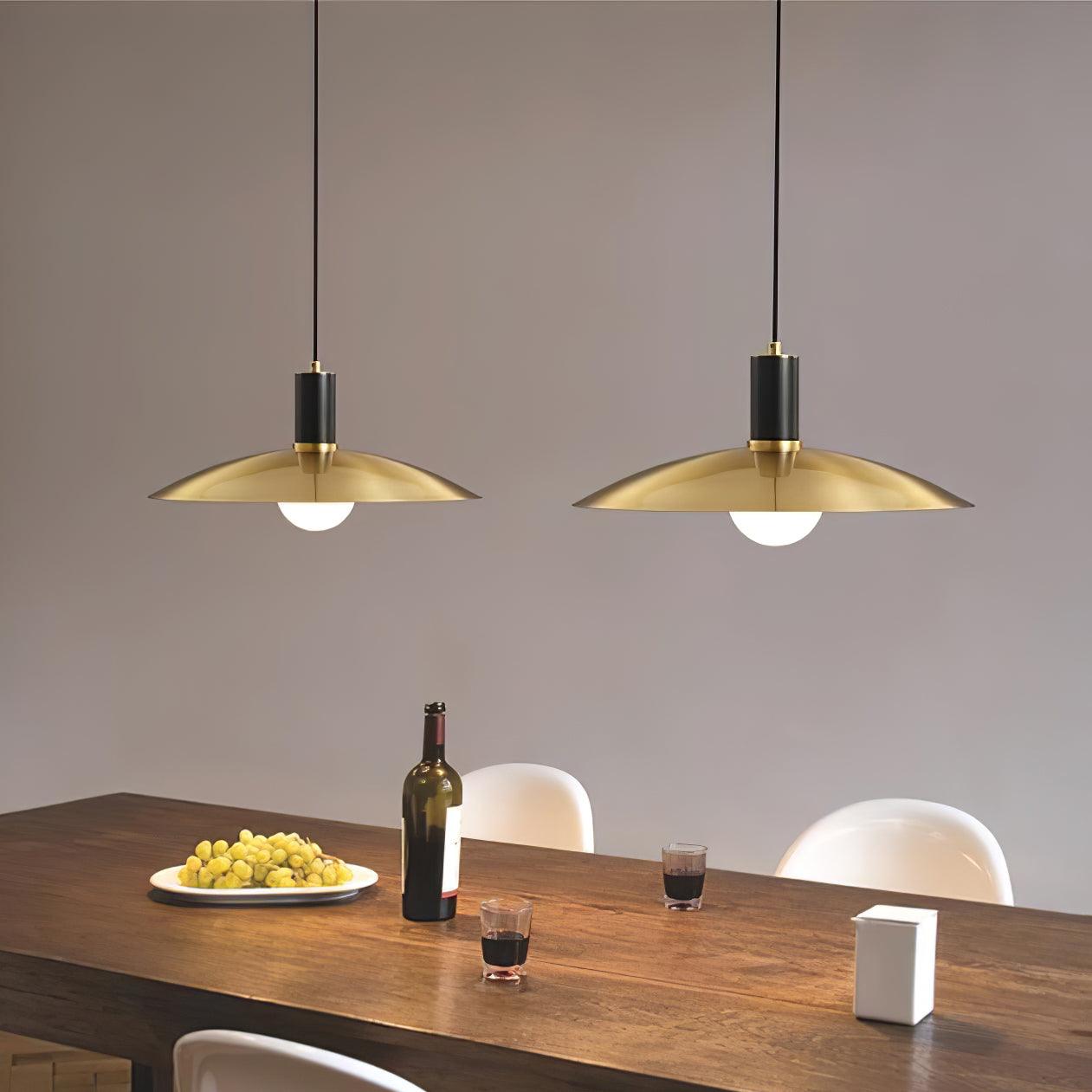 Thalora Messing Glas Klassisch Pendelleuchte-Letslighting