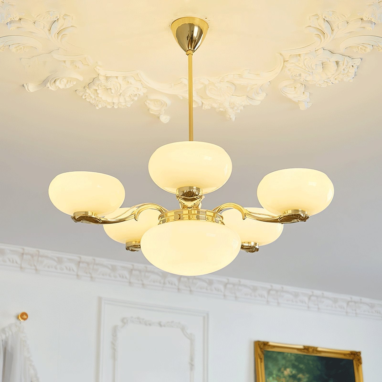 Ethan Eleganter Luxus-Glas-Kronleuchter-Letslighting