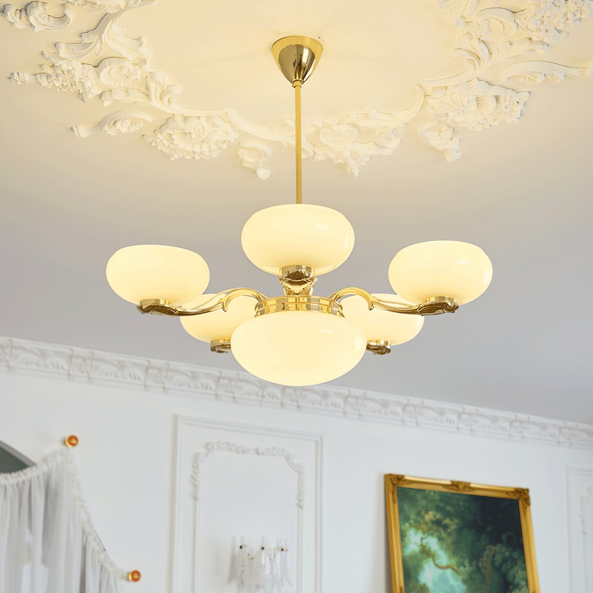 Ethan Eleganter Luxus-Glas-Kronleuchter-Letslighting