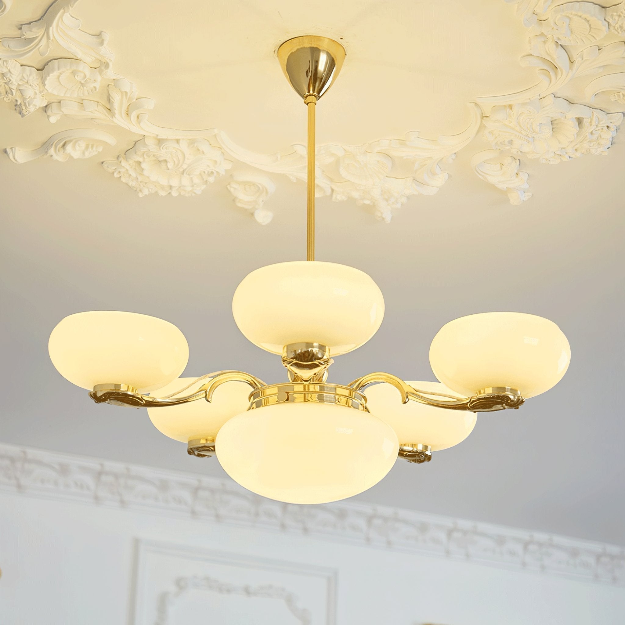 Ethan Eleganter Luxus-Glas-Kronleuchter-Letslighting