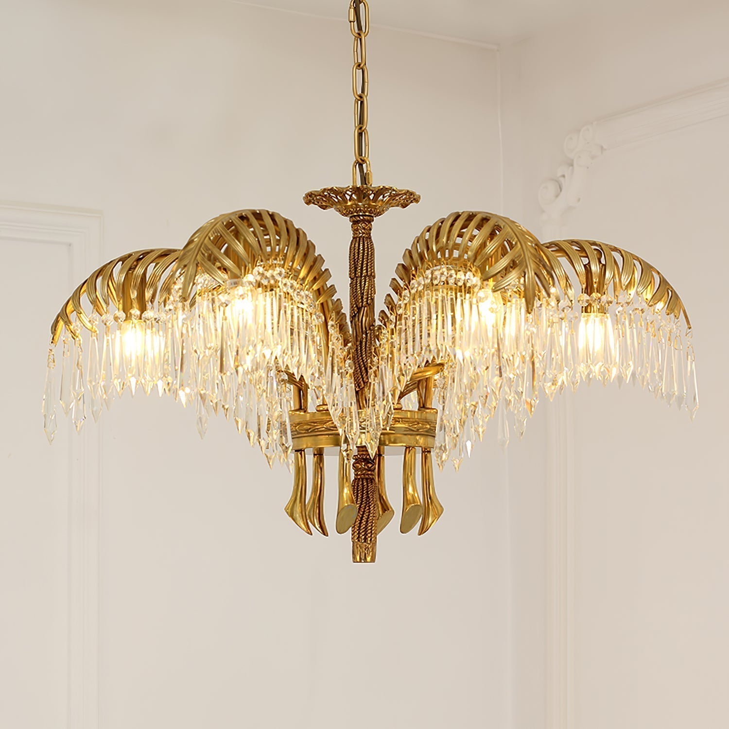 Odoraris Prunkvoller Messing-Kristalllüster-Letslighting