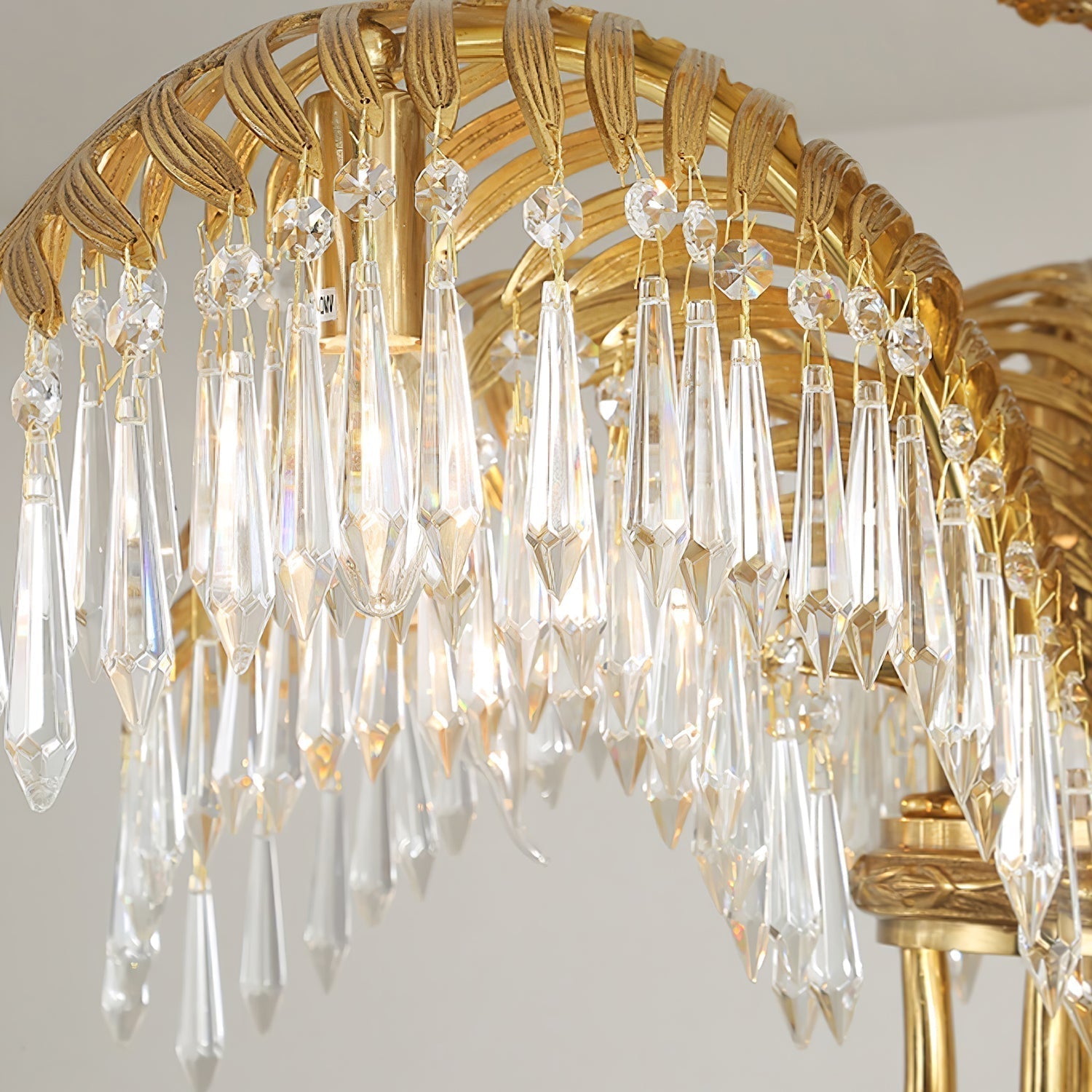 Odoraris Prunkvoller Messing-Kristalllüster-Letslighting